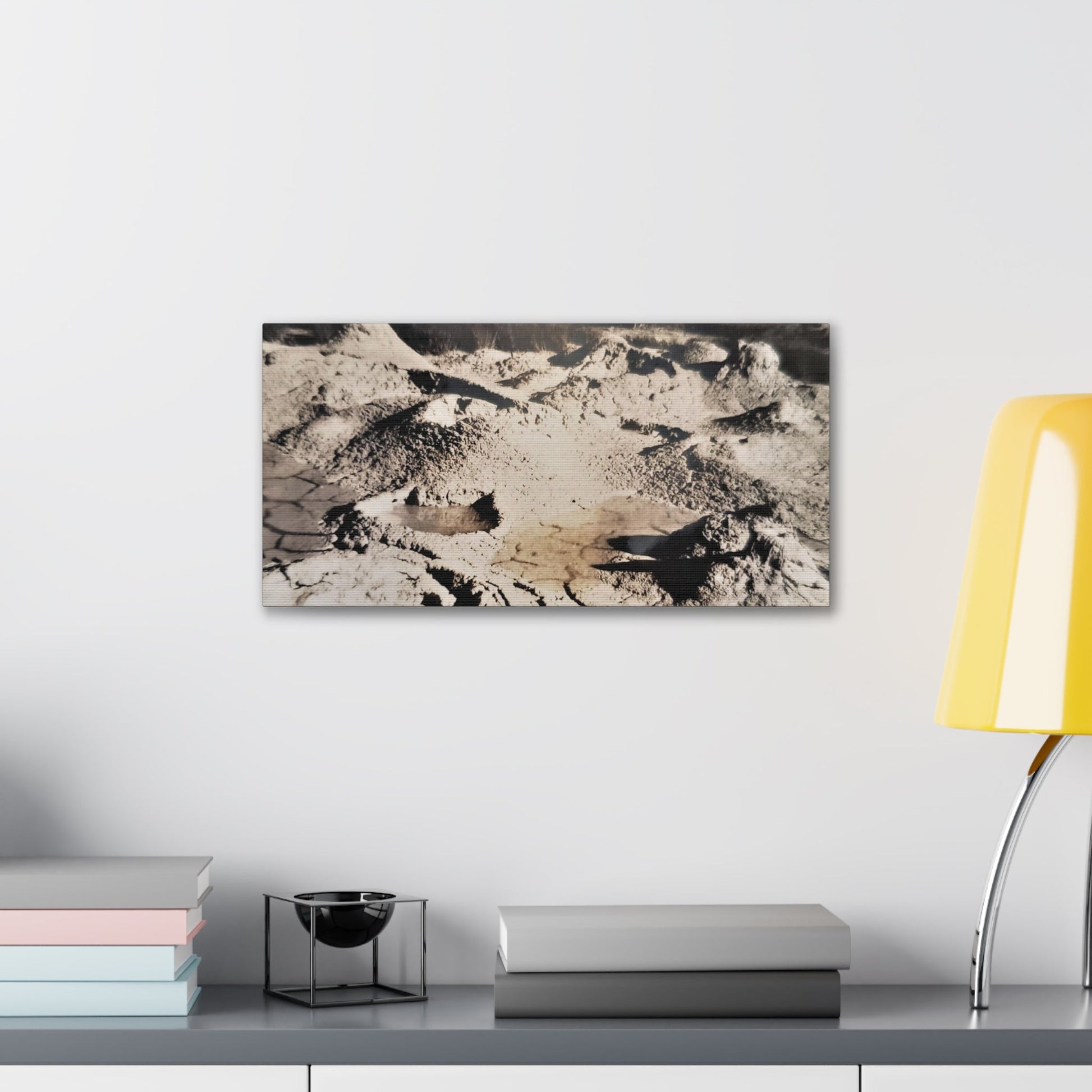 Yellowstone West Thumb Paint Pots Canvas Gallery Wraps - 20″ x 10″ 1.25" - Canvas