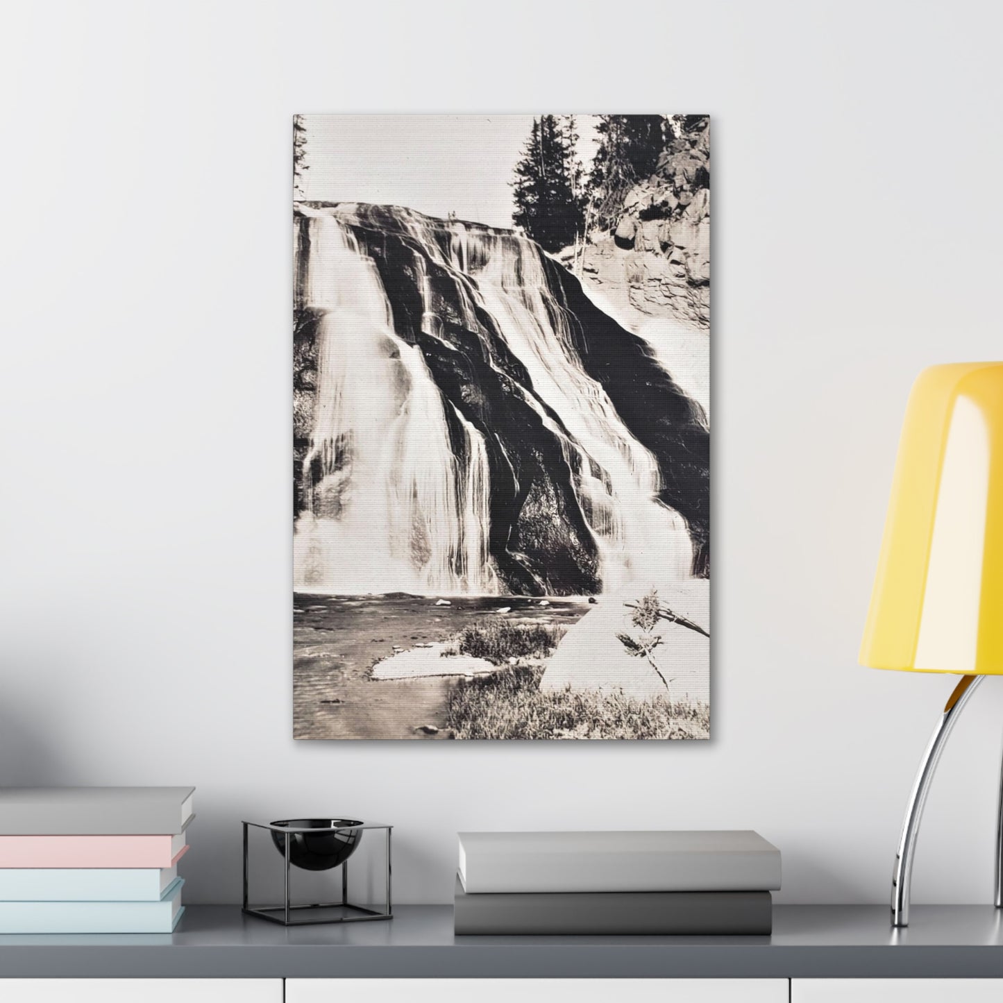 Gibbon Falls Yellowstone Canvas Gallery Wraps