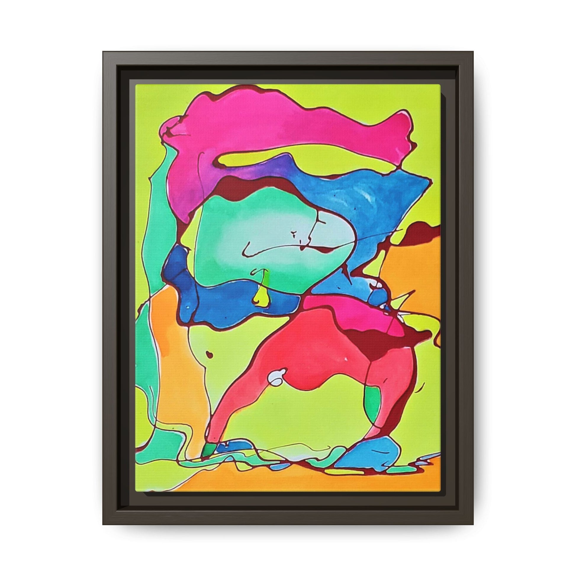 Kool Kid Matte Canvas Framed - Kia Day Design