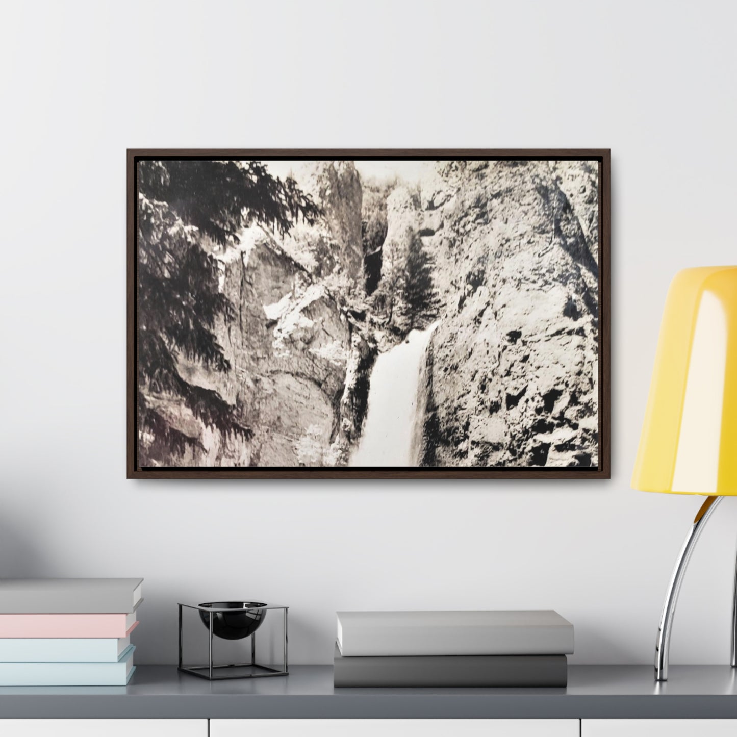 Tower Falls Yellowstone Gallery Canvas Wraps, Horizontal Frame