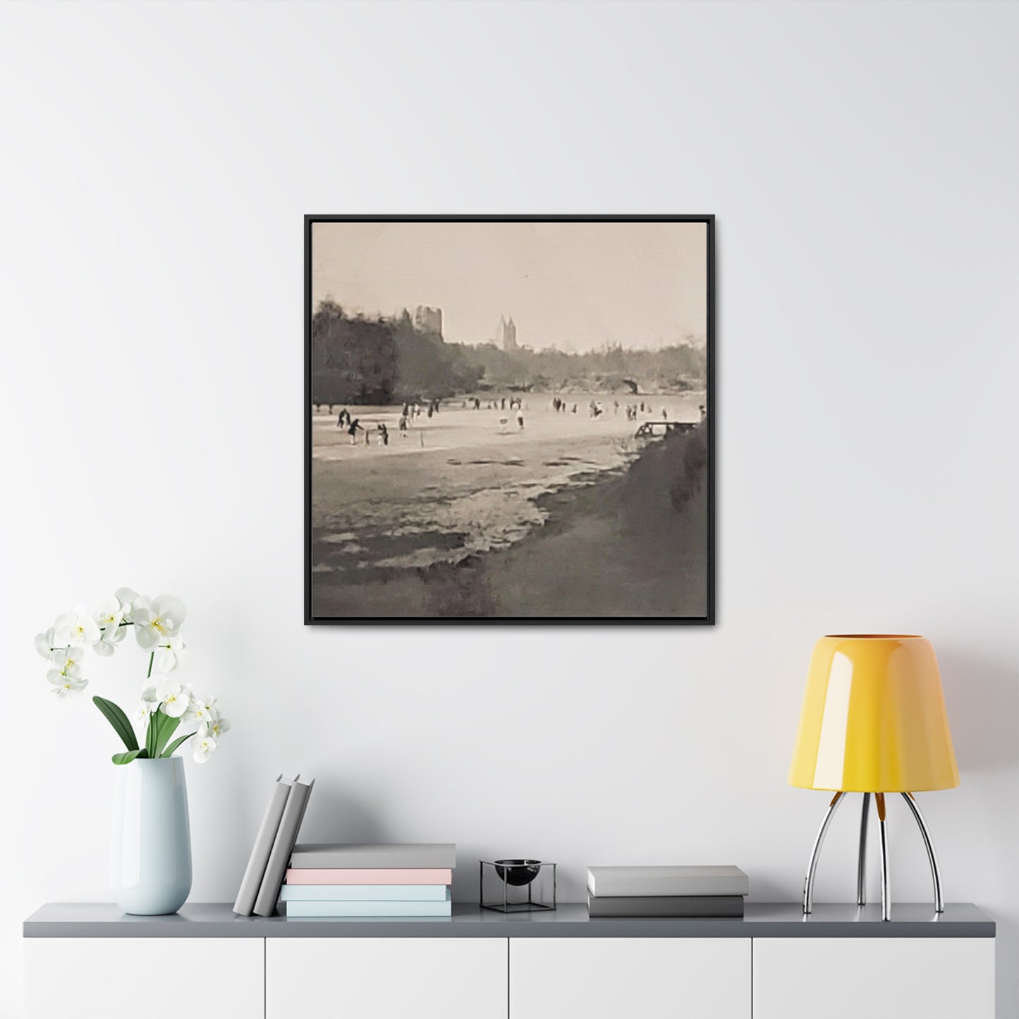 Central Park Gallery Canvas Wraps, Square Frame