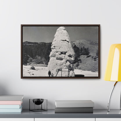Liberty Cap Yellowstone Gallery Canvas Wraps Horizontal Frame 24″ x 16″ Walnut 1.25"