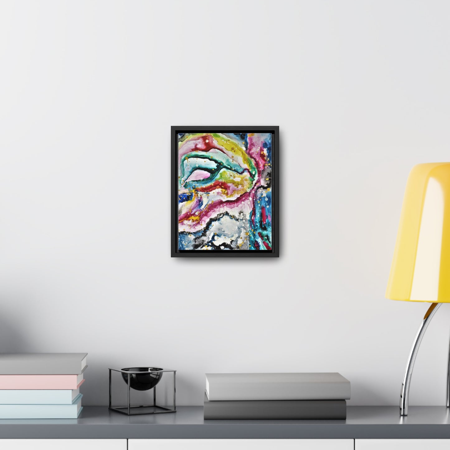 Cosmic Face Gallery Canvas Wraps, Vertical Frame