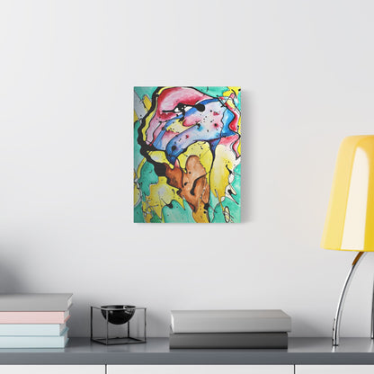 3rd Eye Sundae Satin Canvas Stretched - Kia Day Design