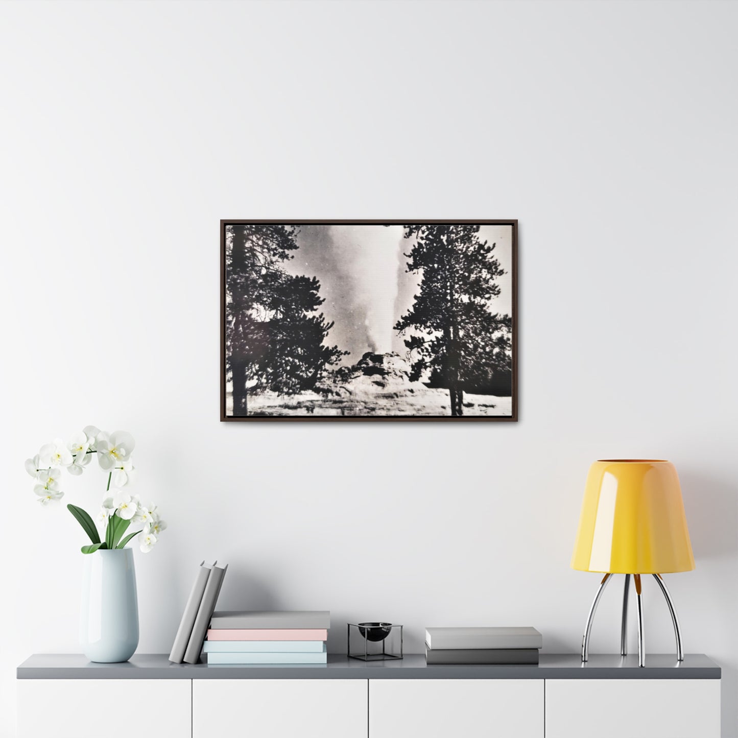 Castle Geyser Yellowstone Gallery Canvas Wraps, Horizontal Frame