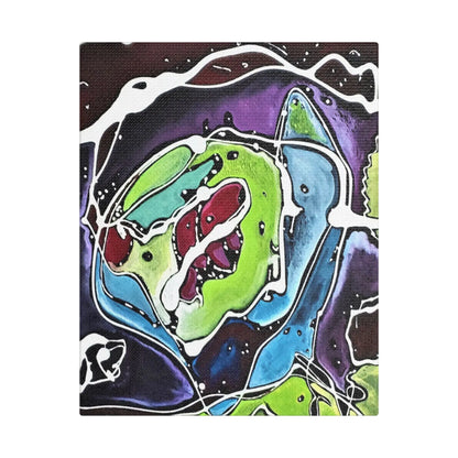 Alien Satin Canvas, Stretched 8″ x 10″ (Vertical) 1.5"