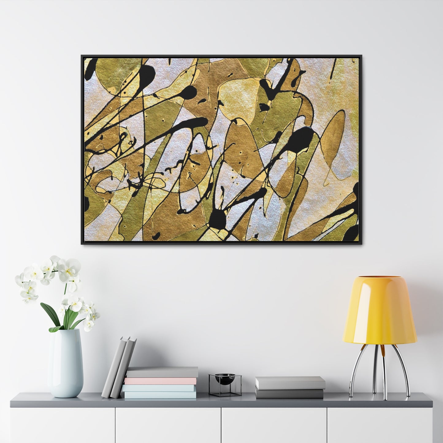 Gold Rush Gallery Canvas Wraps, Horizontal Frame