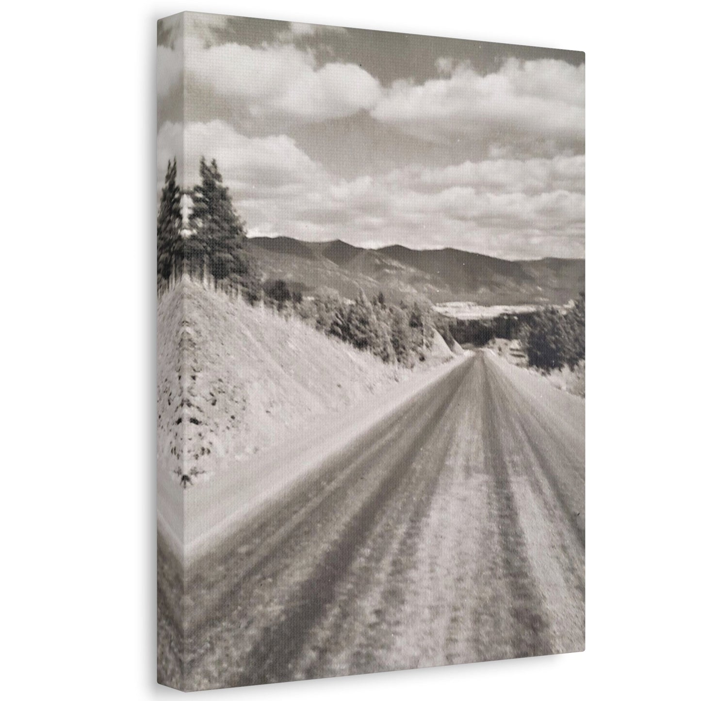 Western Road Stretched Canvas