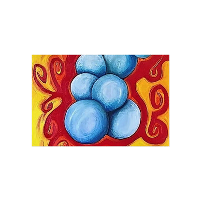 Blue Balls Fine Art Posters 18″ x 12″ (Horizontal) Matte