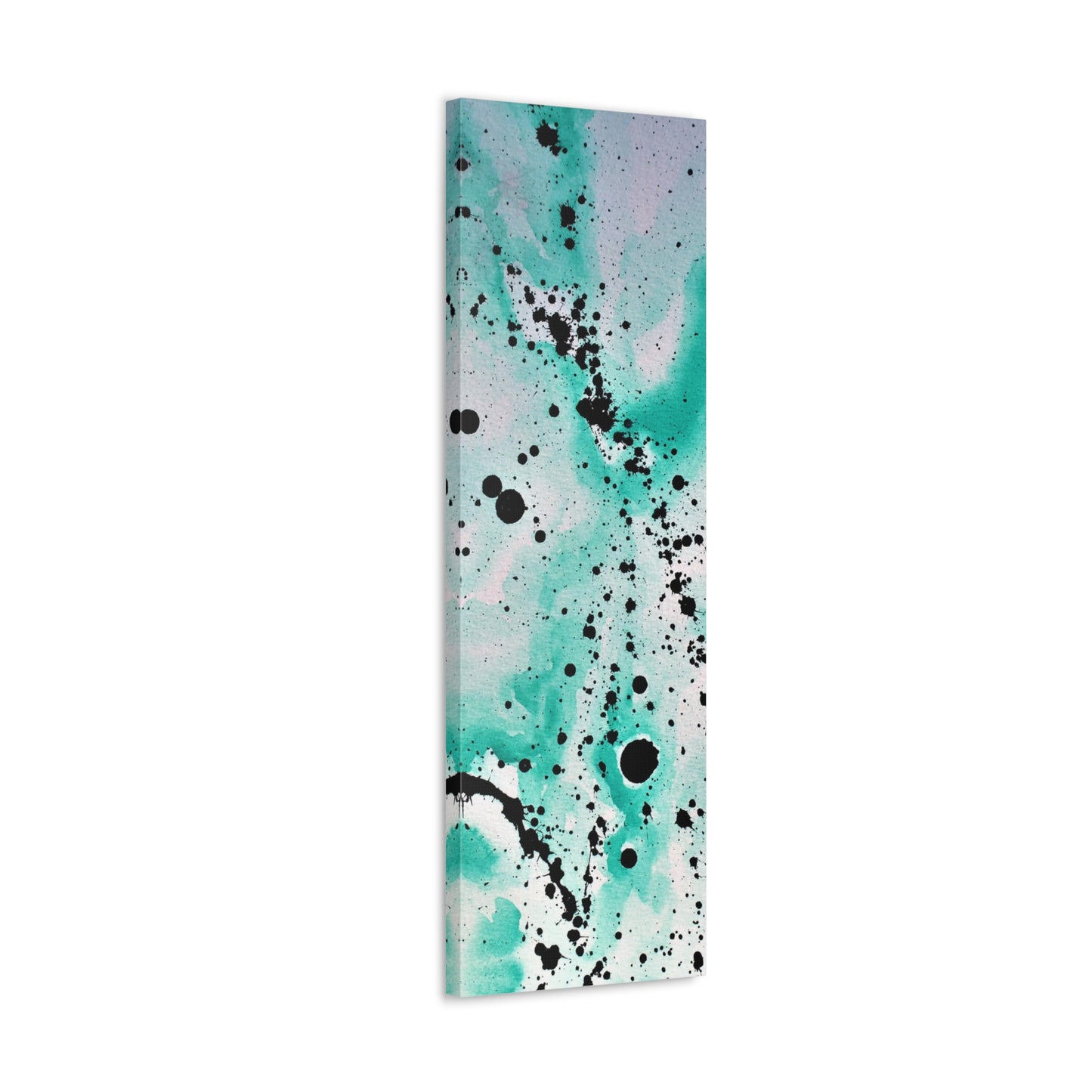 Teal Burst Canvas Gallery Wraps