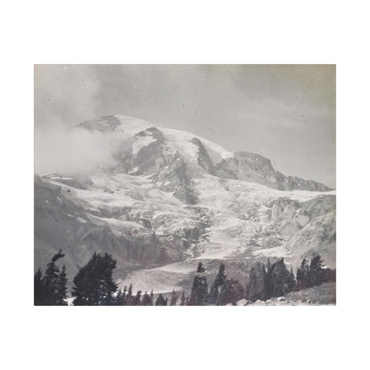 Mount Rainier Satin Canvas Stretched 30" x 24" (Horizontal) 1.5"