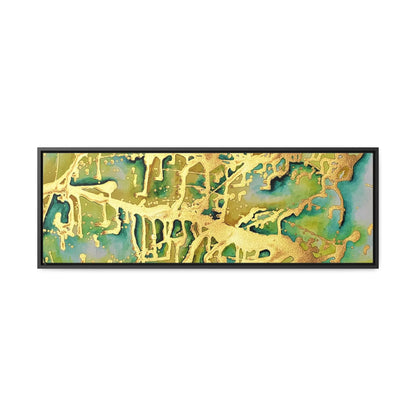 Acid Rain Gallery Canvas Wraps, Horizontal Frame 36″ x 12″ Premium Gallery Wraps (1.25″)