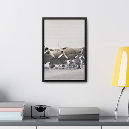 Boeing B-17 Bomber Gallery Canvas Wraps Vertical Frame 12″ x 18″ 1.25" Black