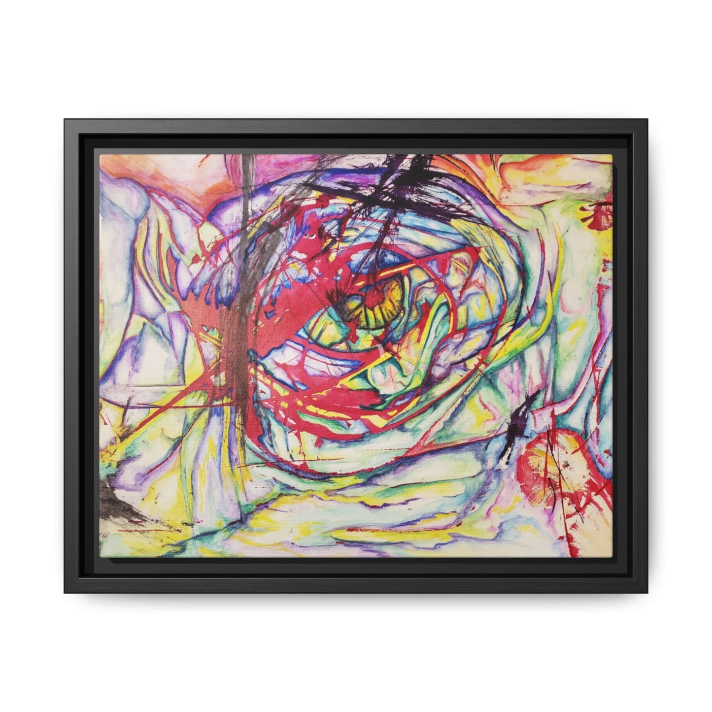 The Eye Framed Art Print - Kia Day Design