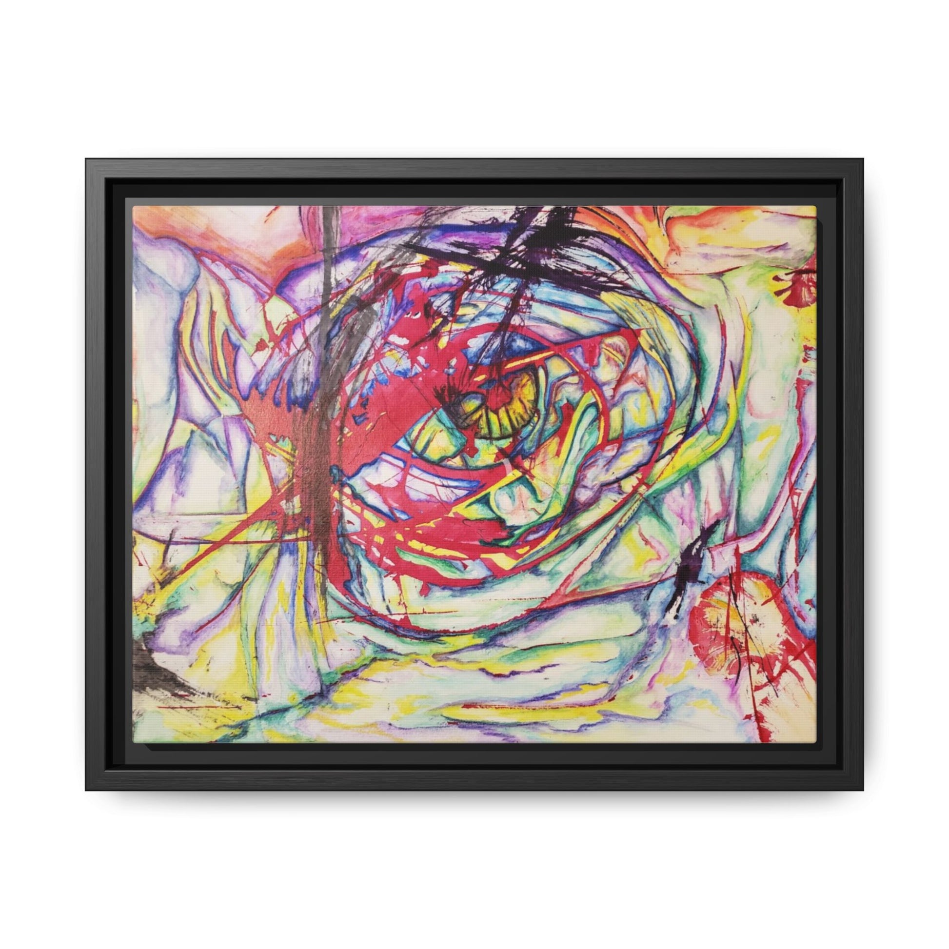 The Eye Framed Art Print - Kia Day Design
