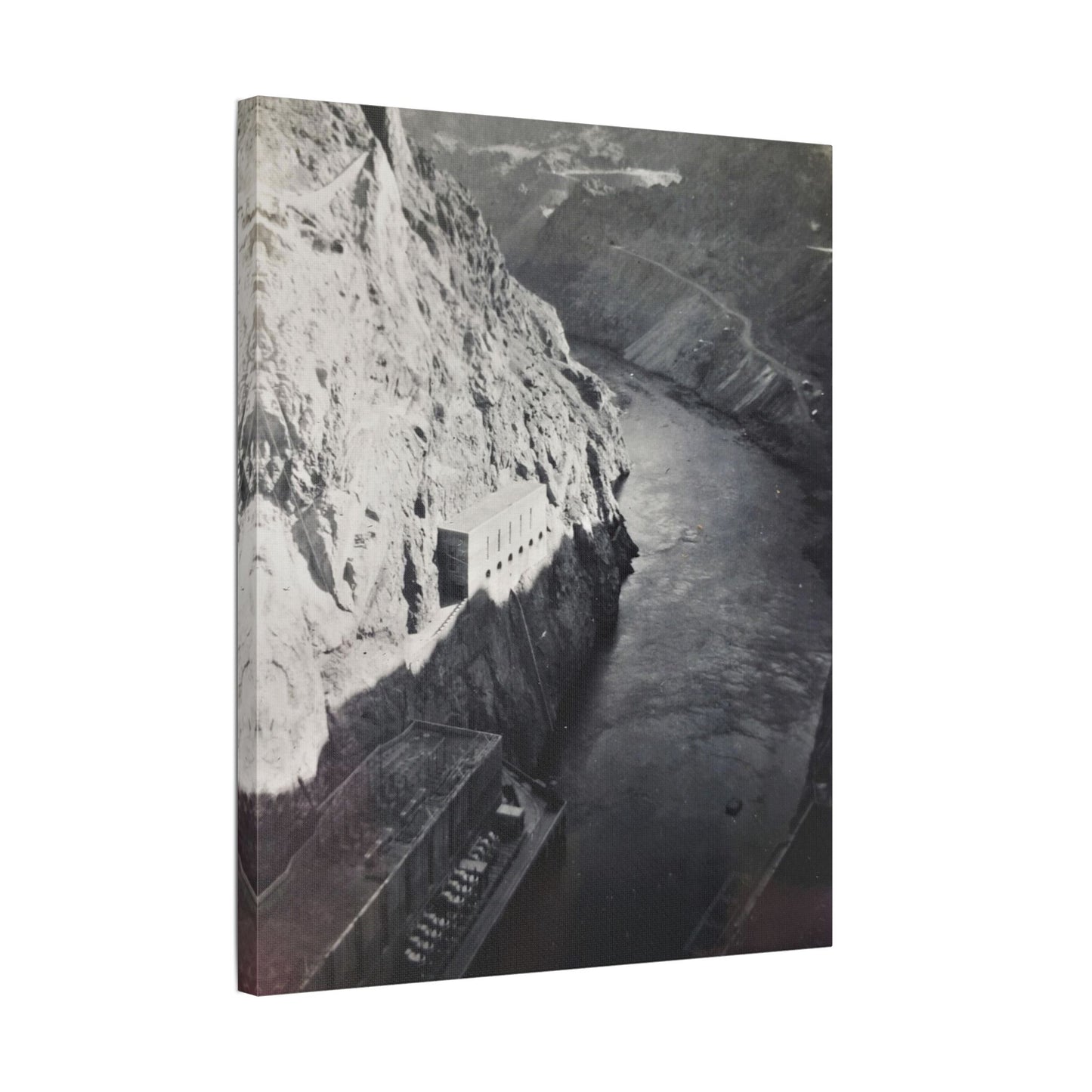 Boulder Dam Satin Canvas, Stretched