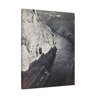 Boulder Dam Satin Canvas Stretched