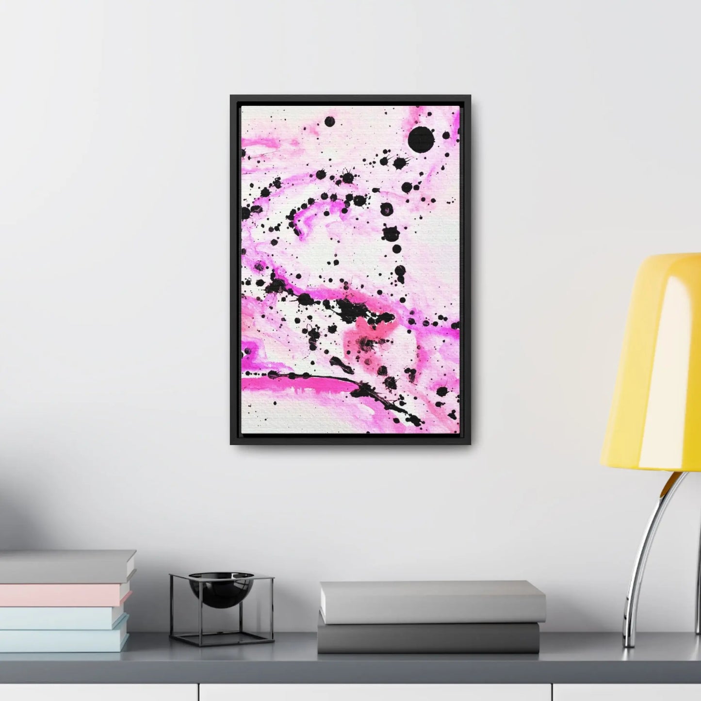 Neon Lightning Gallery Canvas Wraps, Vertical Frame