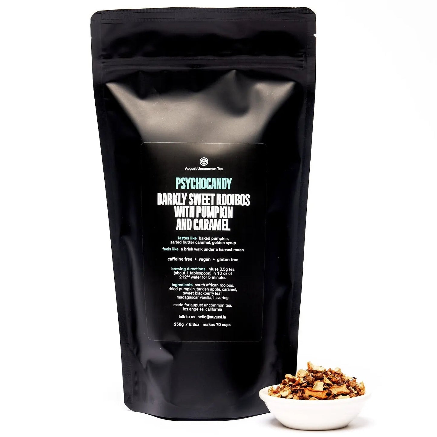 Psychocandy - Roasted Pumpkin Caramel Rooibos Tea (Caffeine Free) - 70 cup bag - Beverages > Teas > Herbal Teas