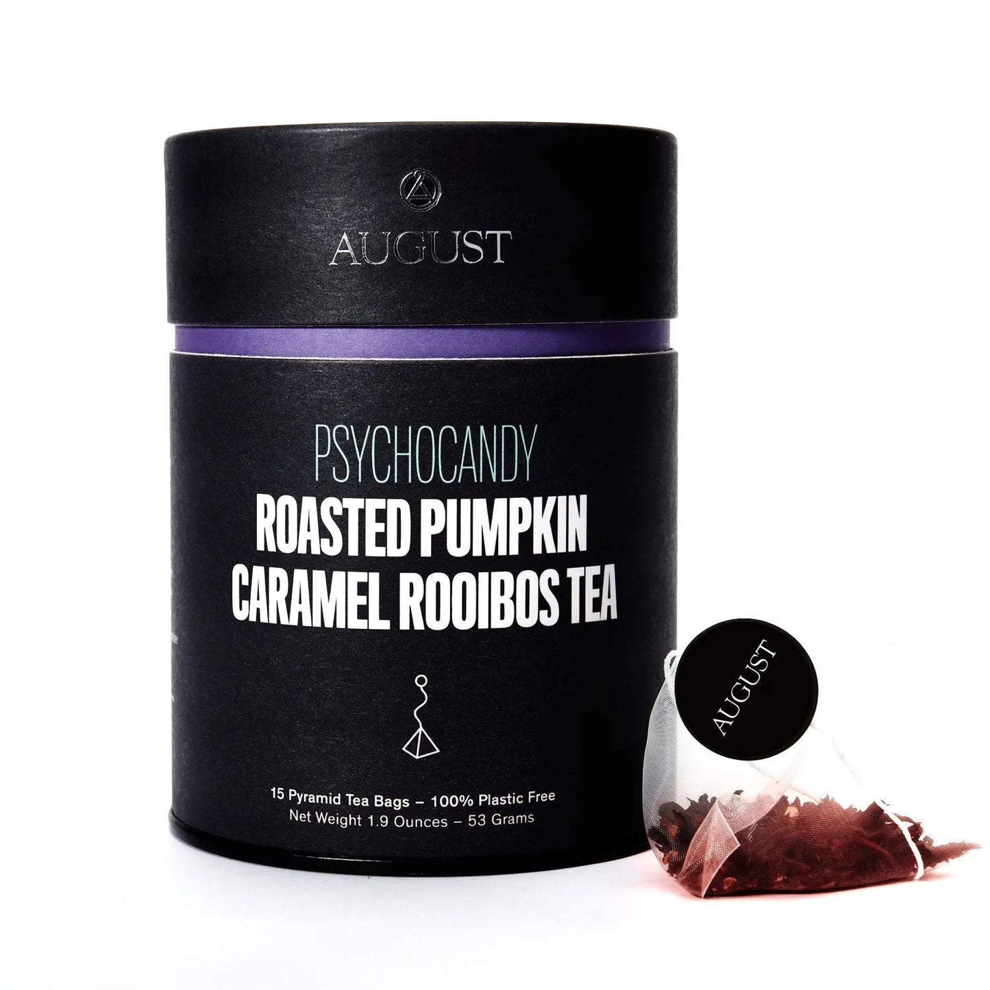 Psychocandy - Roasted Pumpkin Caramel Rooibos Tea (Caffeine Free) (15 Tea Bags) - - Beverages > Teas > Herbal Teas
