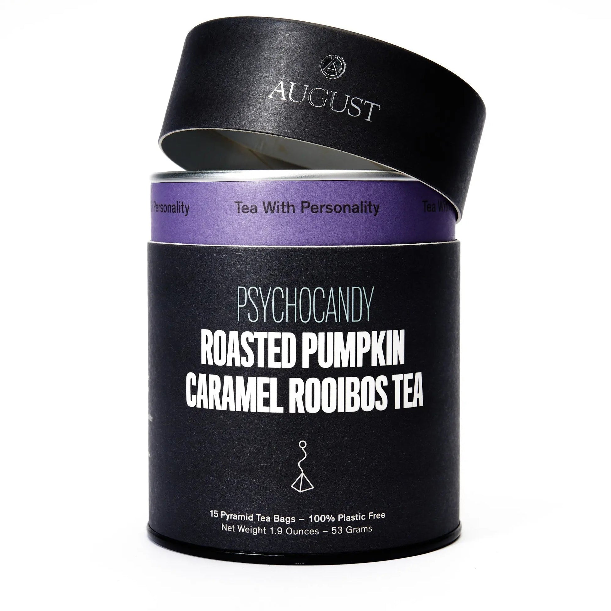 Psychocandy - Roasted Pumpkin Caramel Rooibos Tea (Caffeine Free) (15 Tea Bags) - - Beverages > Teas > Herbal Teas