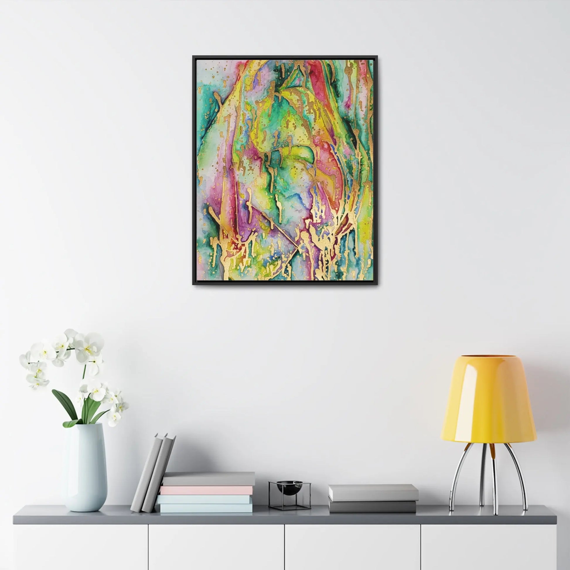 Acid Face Gallery Canvas Wraps, Vertical Frame