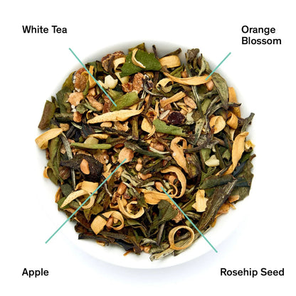 Know By Heart - Orange Blossom Almond White Tea (15 Tea Bags) - - Beverages > Teas > White Teas