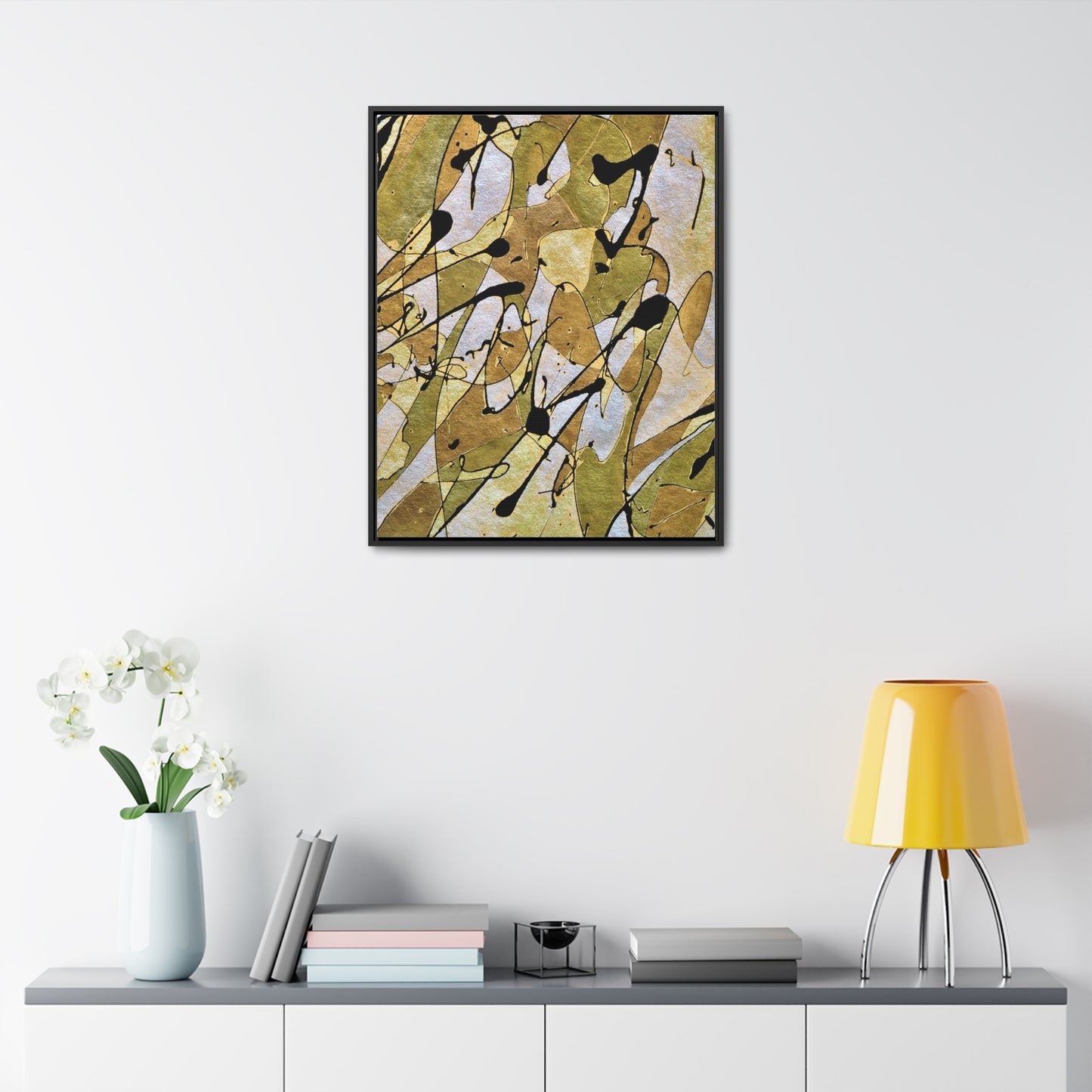 Gold Rush Gallery Canvas Wraps, Vertical Frame