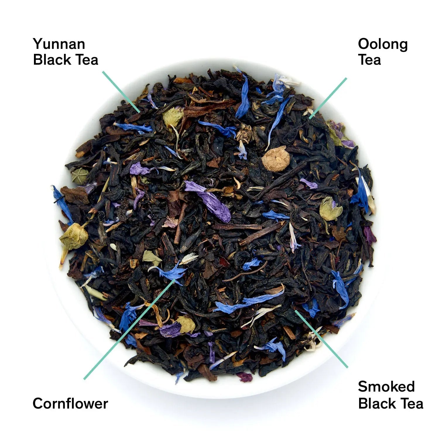 Black Metallic - Violet Elderberry Black Tea (15 Tea Bags) - - Beverages > Teas > Black Teas