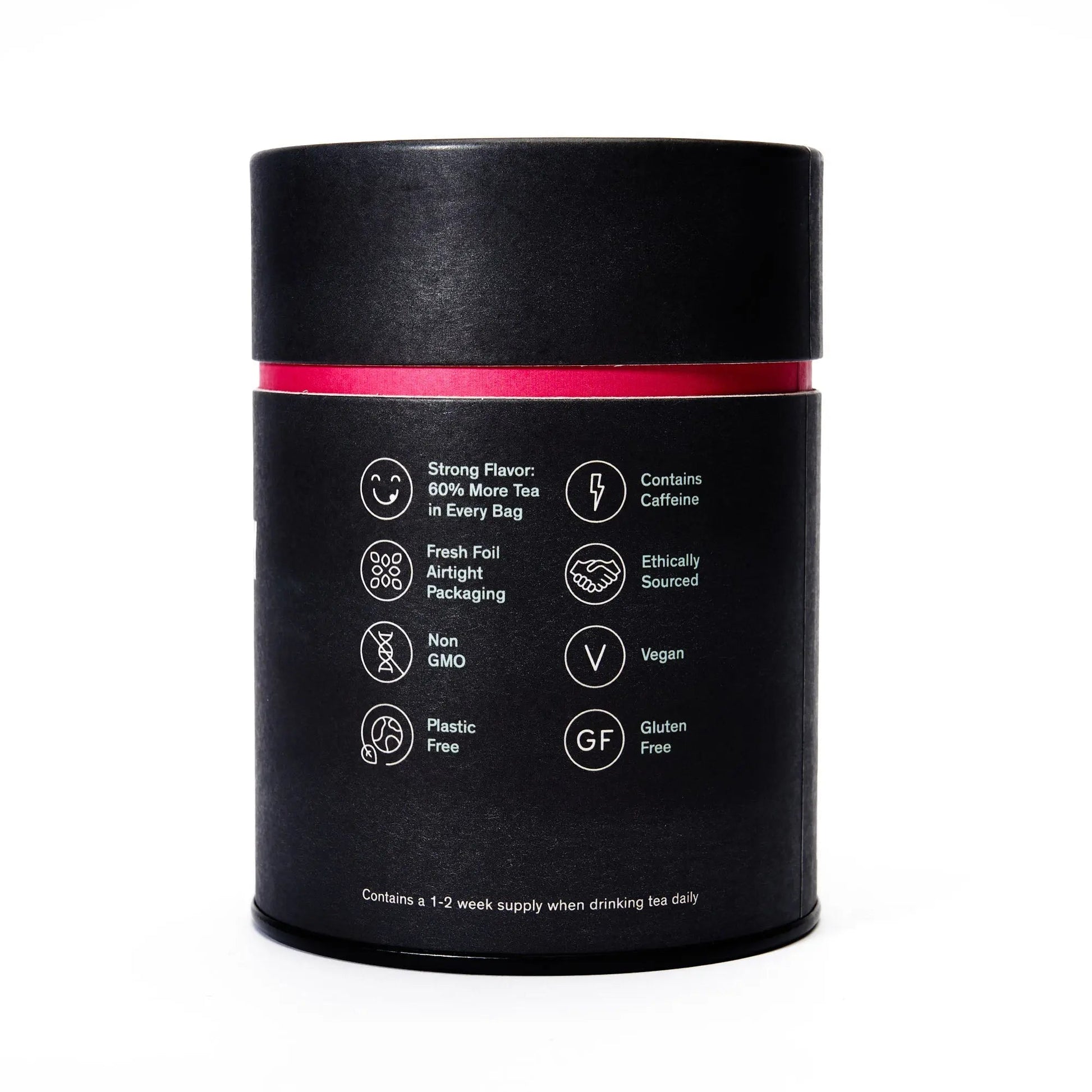 Black Metallic - Violet Elderberry Black Tea (15 Tea Bags) - - Beverages > Teas > Black Teas