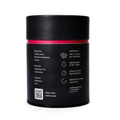 Black Metallic - Violet Elderberry Black Tea (15 Tea Bags) - - Beverages > Teas > Black Teas