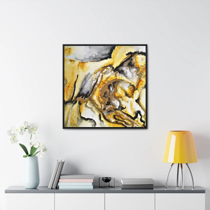 Tiger Stripe Gallery Canvas Wraps, Square Frame