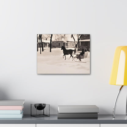 Carriage Ride Canvas Gallery Wraps 16″ x 12″ 1.25"