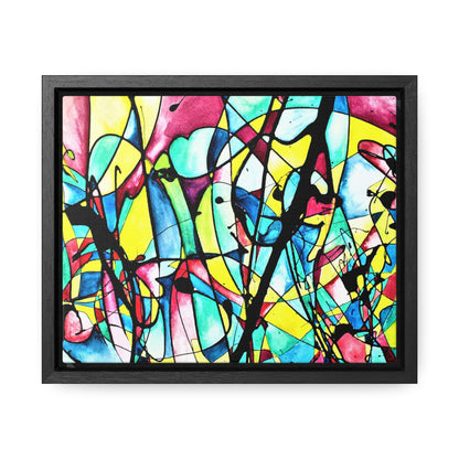 Alien Lady Gallery Canvas Wraps, Horizontal Frame 10″ x 8″ Black Premium Gallery Wraps (1.25″)