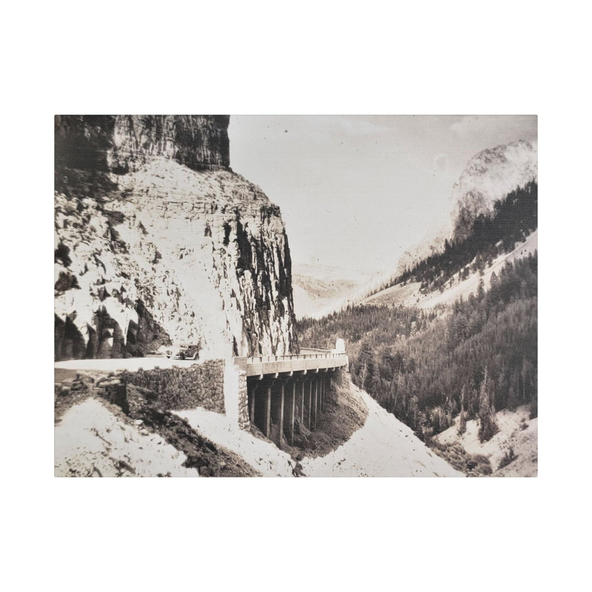 Golden Gate Canyon Colorado Satin Canvas Stretched