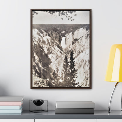 Artists Point Yellowstone Gallery Canvas Wraps Vertical Frame 18″ x 24″ 1.25" Walnut