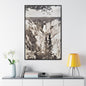 Artists Point Yellowstone Gallery Canvas Wraps Vertical Frame 32″ x 48″ 1.25" Black