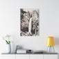 Tower Falls Yellowstone Satin Canvas Stretched 24″ x 36″ (Vertical) 1.5"