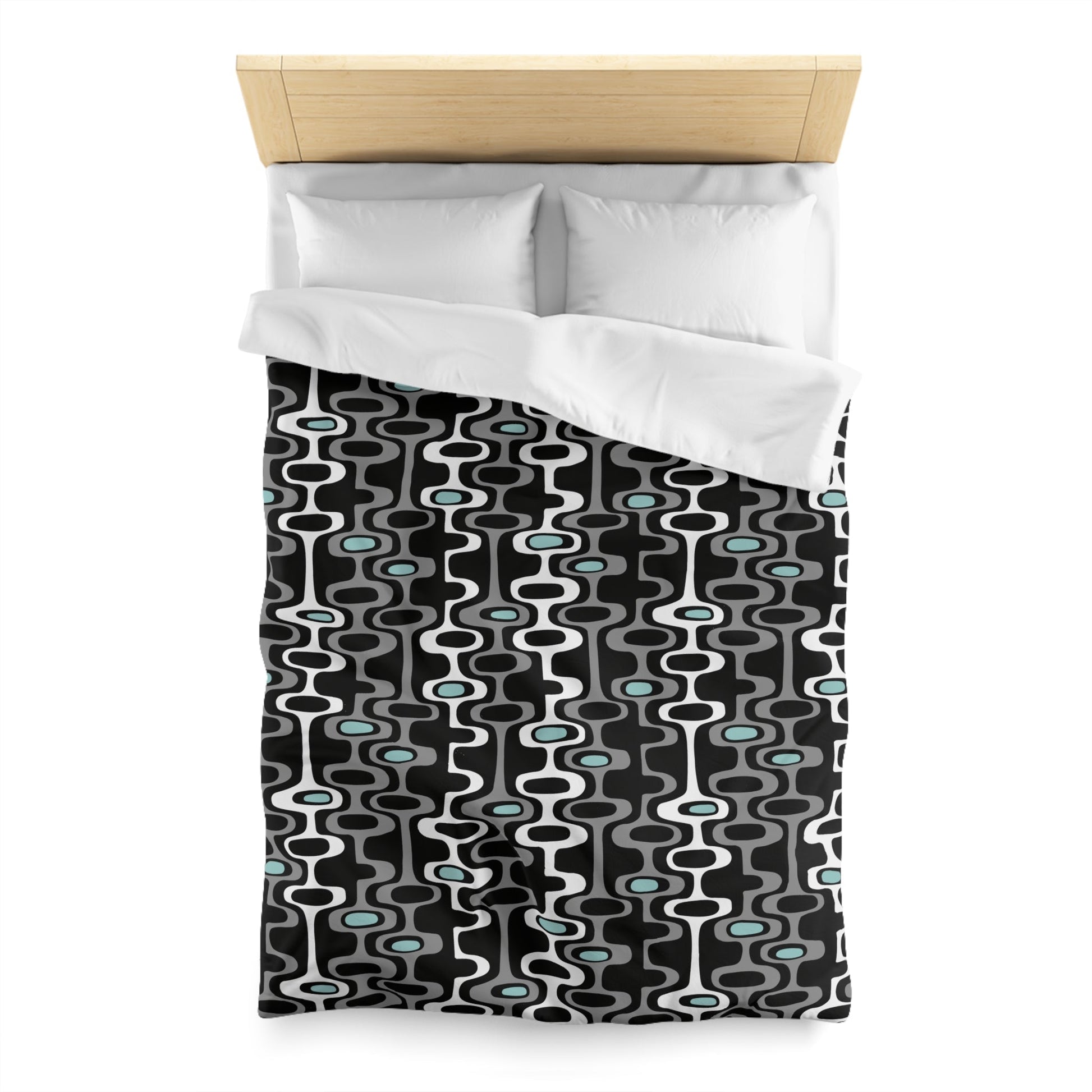Modern Geometric Microfiber Duvet Cover - Kia Day Design