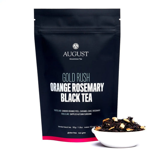 Gold Rush - Orange Rosemary Caramel Black Tea - - Beverages > Teas > Black Teas