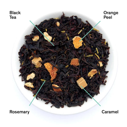 Gold Rush - Orange Rosemary Caramel Black Tea - - Beverages > Teas > Black Teas