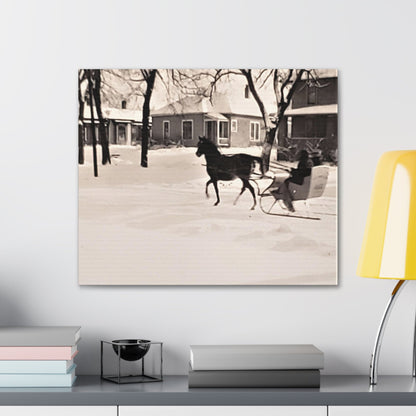 Carriage Ride Canvas Gallery Wraps 24″ x 20″ 1.25"