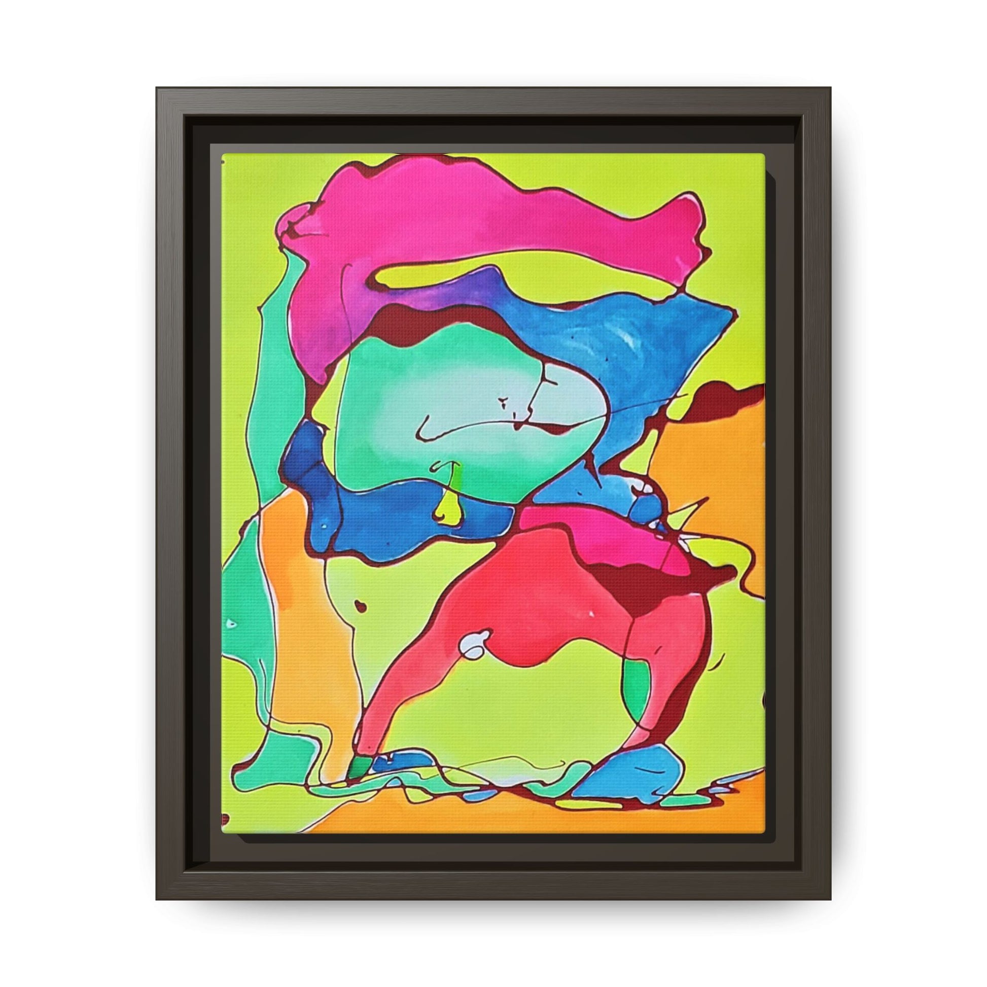 Kool Kid Matte Canvas Framed - Kia Day Design