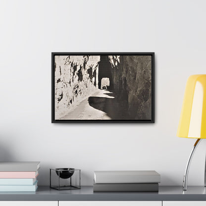 Tunnel at The Needles Gallery Canvas Wraps Horizontal Frame 18″ x 12″ Black Premium Gallery Wraps (1.25″)
