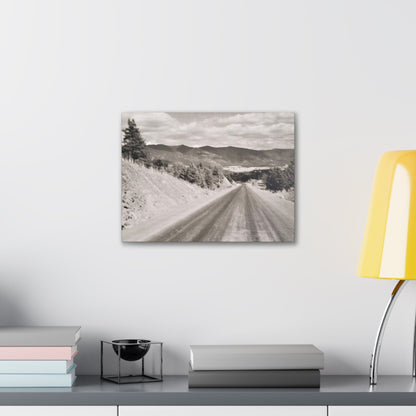 Western Road Canvas Gallery Wraps 16″ x 12″ 1.25"
