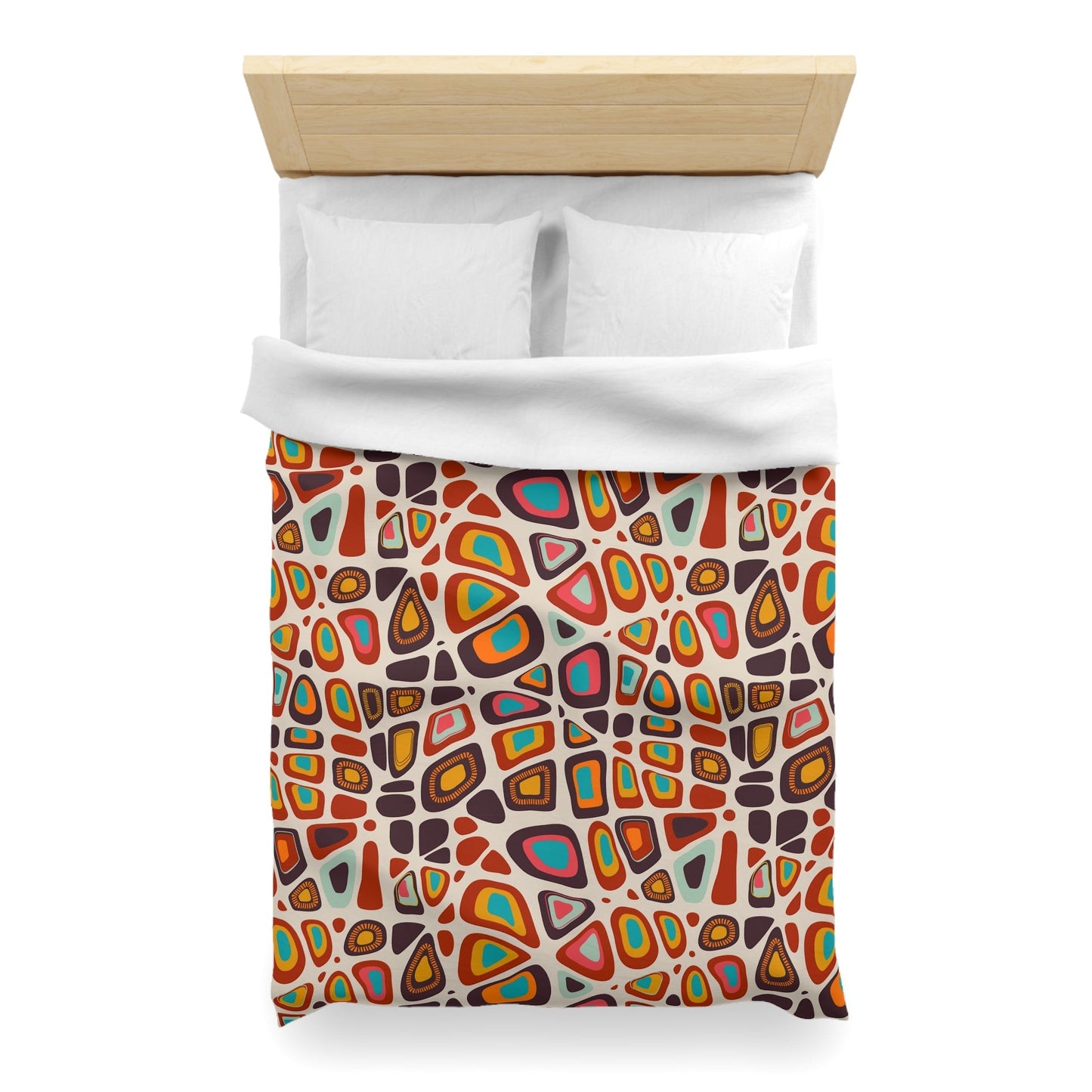 Vibrant Bohemian Microfiber Duvet Cover - Kia Day Design