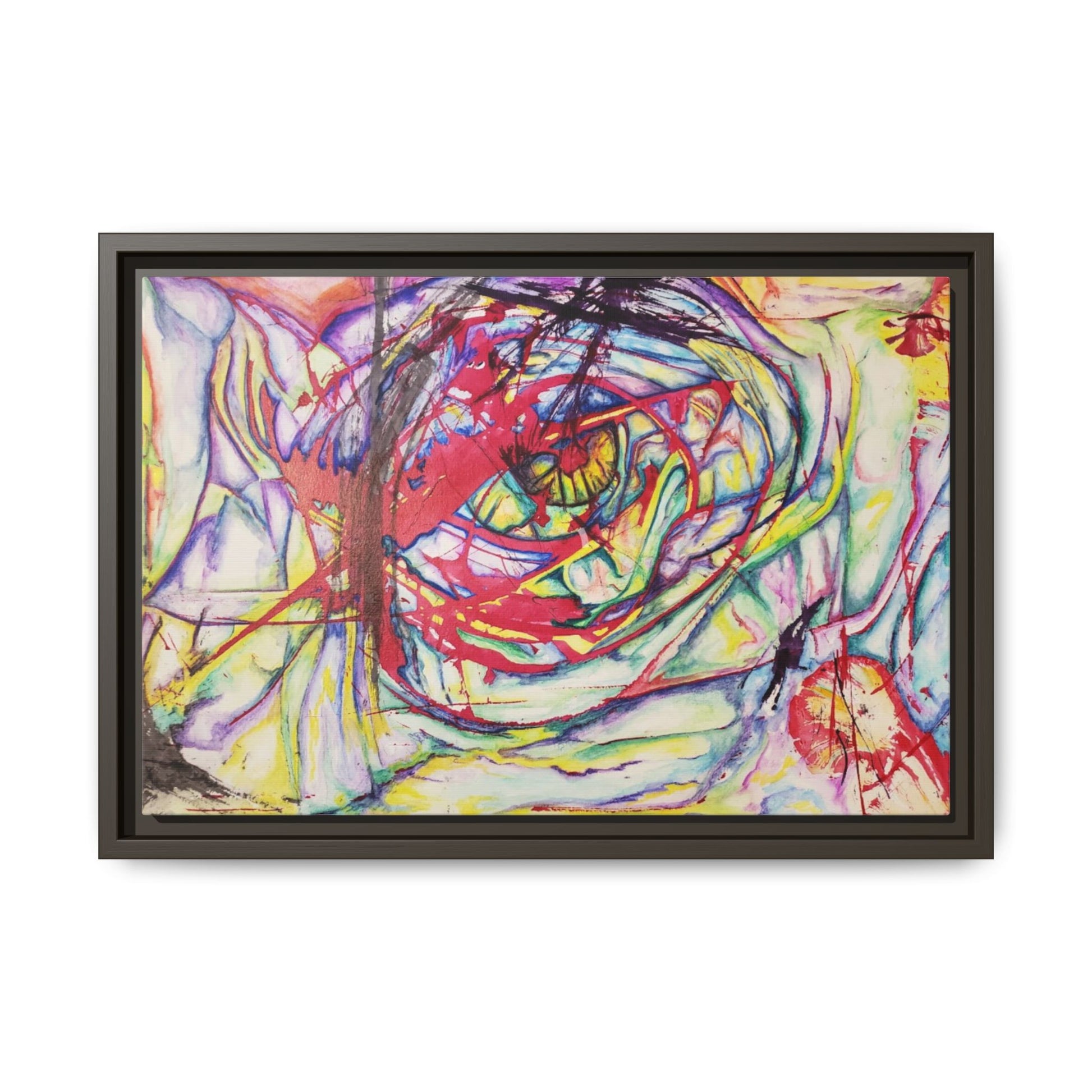 The Eye Framed Art Print - Kia Day Design