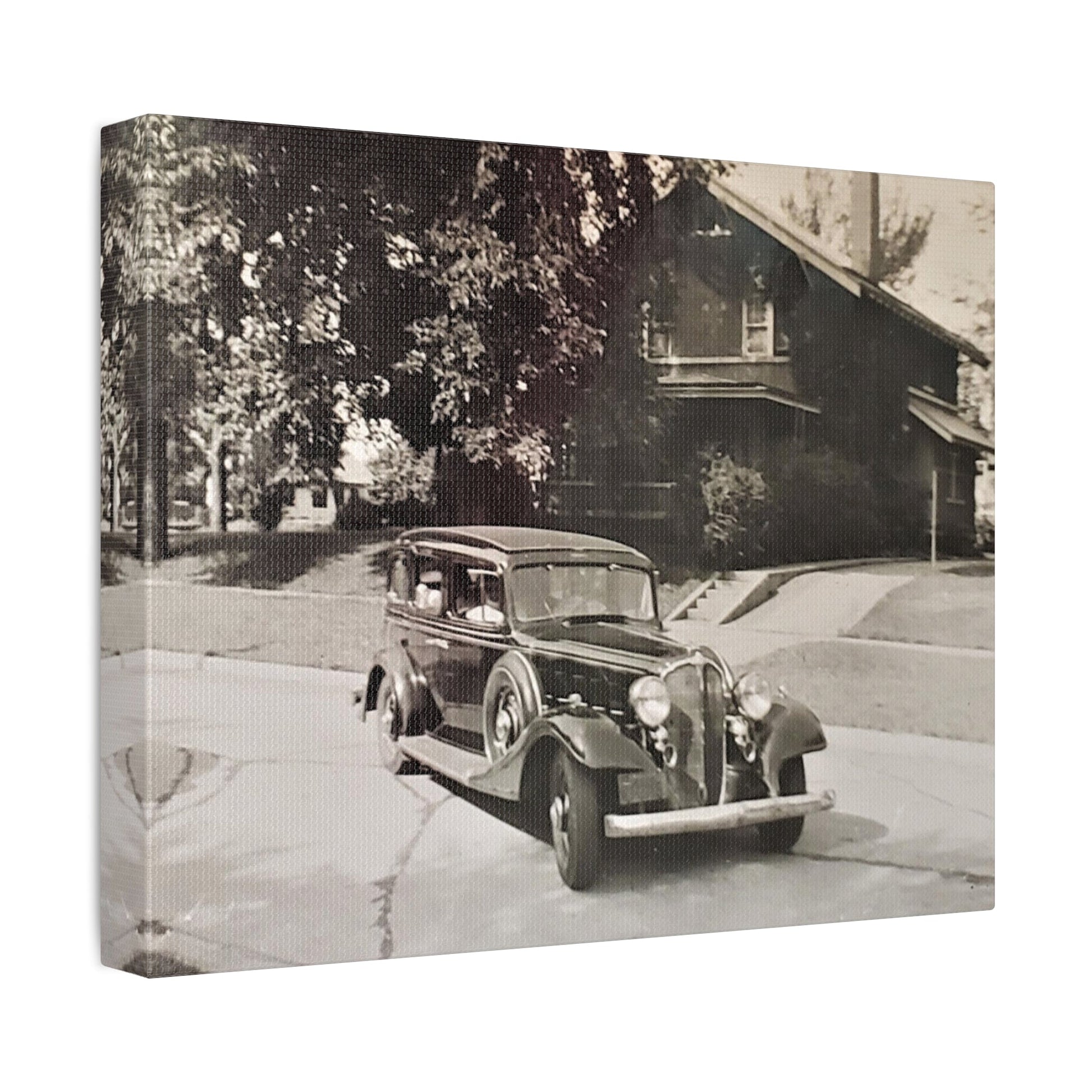 Classic Car Stretched Canvas