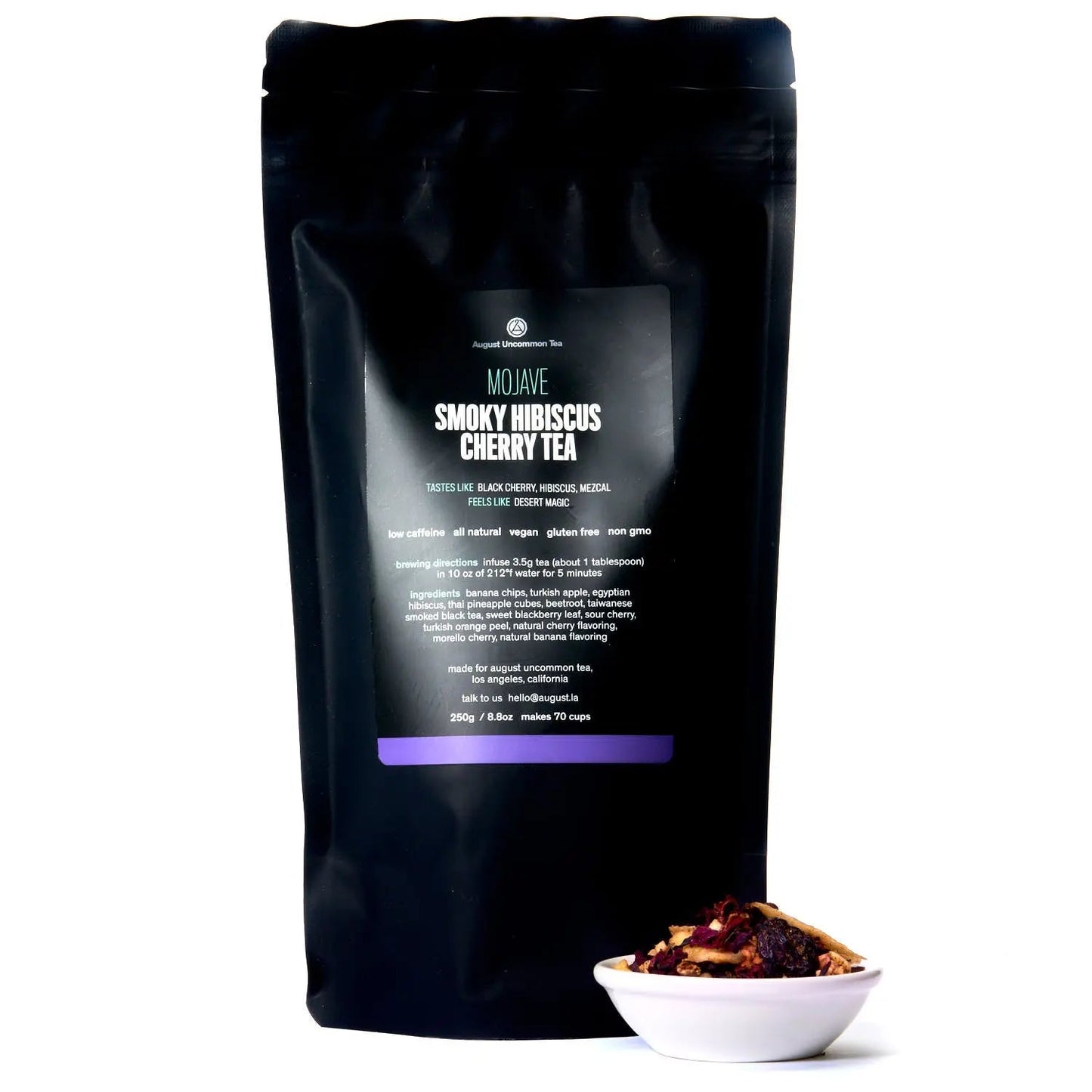 Mojave - Smoky Hibiscus Cherry Tea (Very Low Caffeine) - 70 cup bag - Beverages > Teas > Herbal Teas