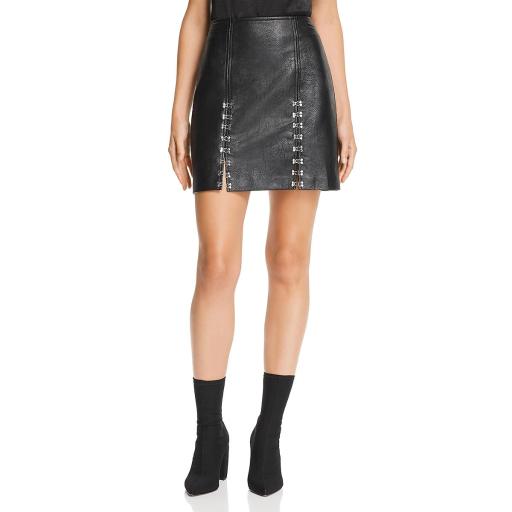 BlankNYC Sexy Womens Embellished Mini Skirt - 26 Black - New with tags